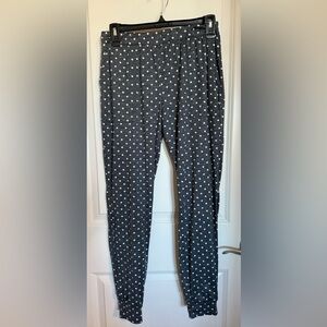 Women’s Gray Polka Dot Lounge Pants Small NWOT